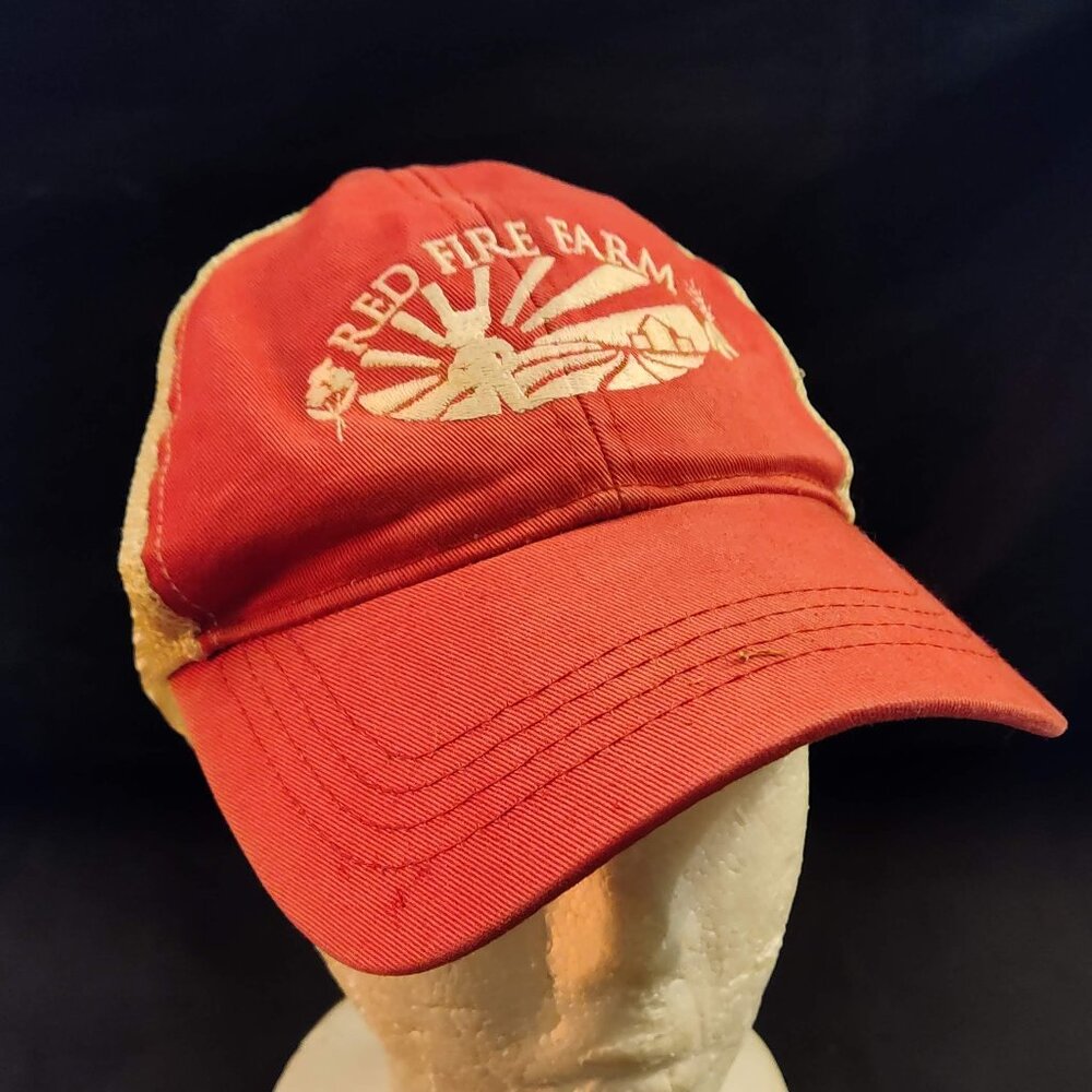 Red Fire Farm Hat Trucker Cap Snap Back